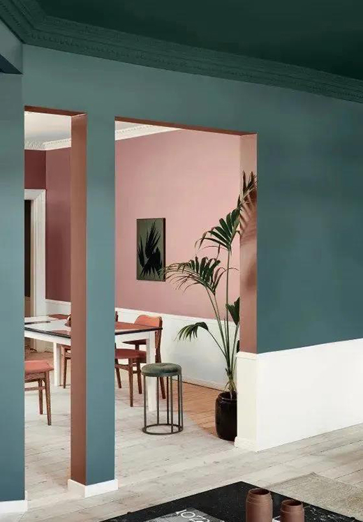 推陈出新冷暖色互拼,打造亮丽时尚空间